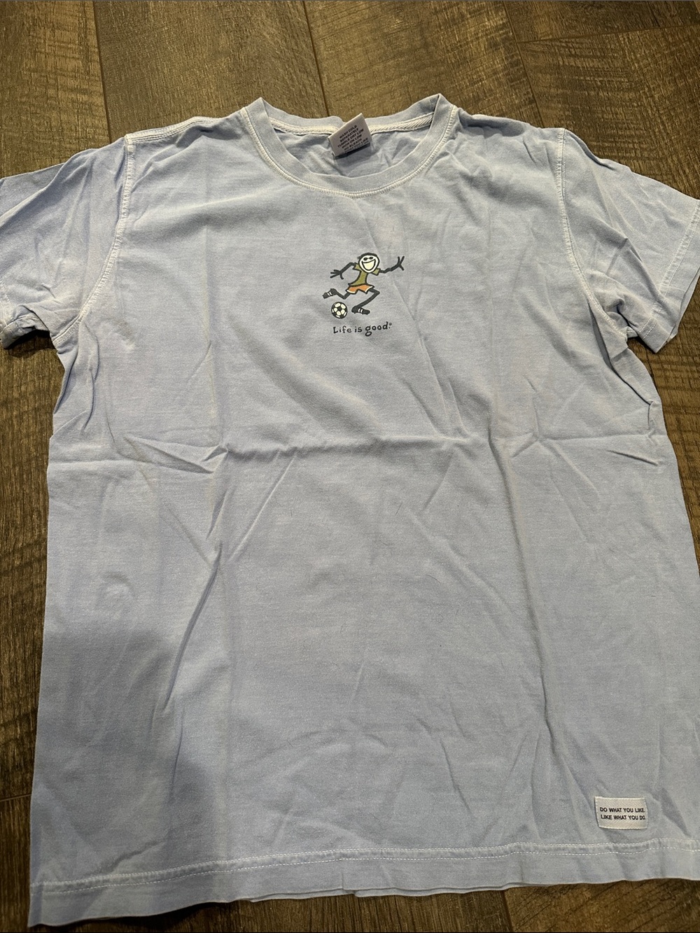 Life Is Good Soccer Stick Figure Tee